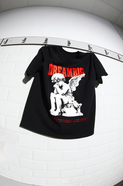 DREAM BIG BLACK TEE