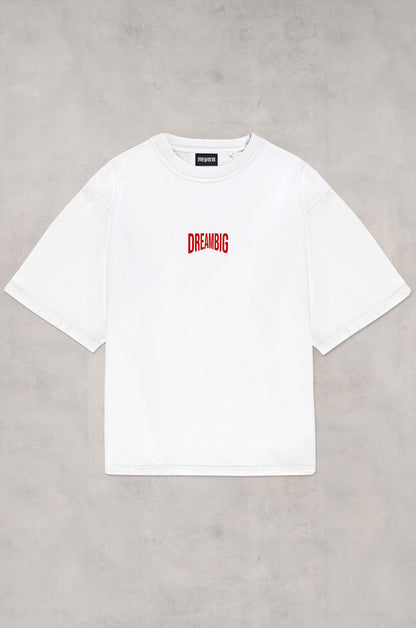 DREAM BIG WHITE TEE