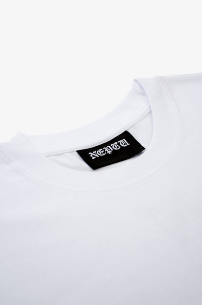 OBSIDIUM WHITE TEE